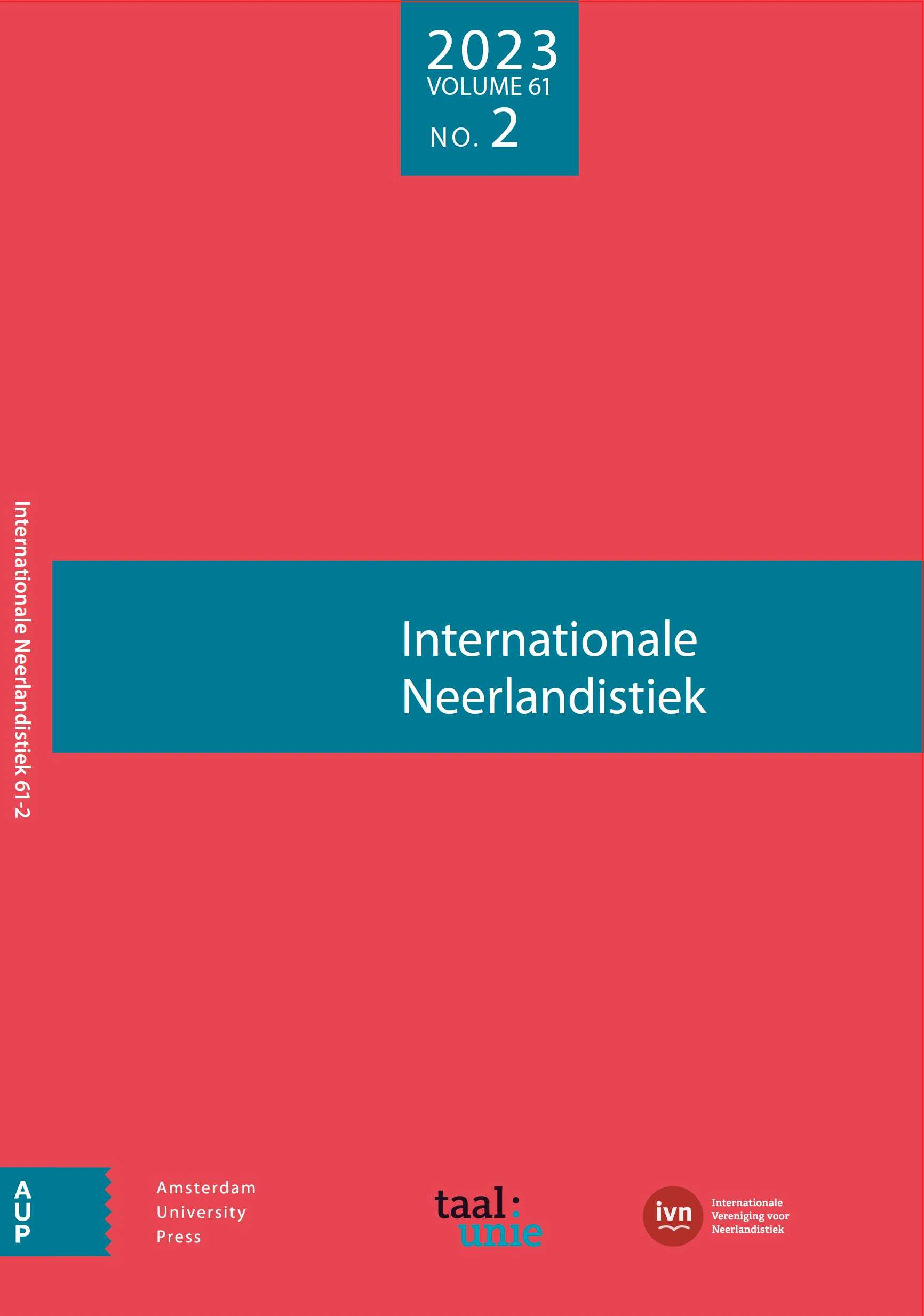 Verschenen: Internationale Neerlandistiek 2023-2