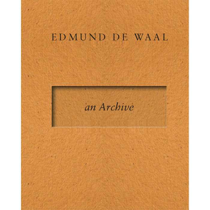 Edmund de Waal - an Archive